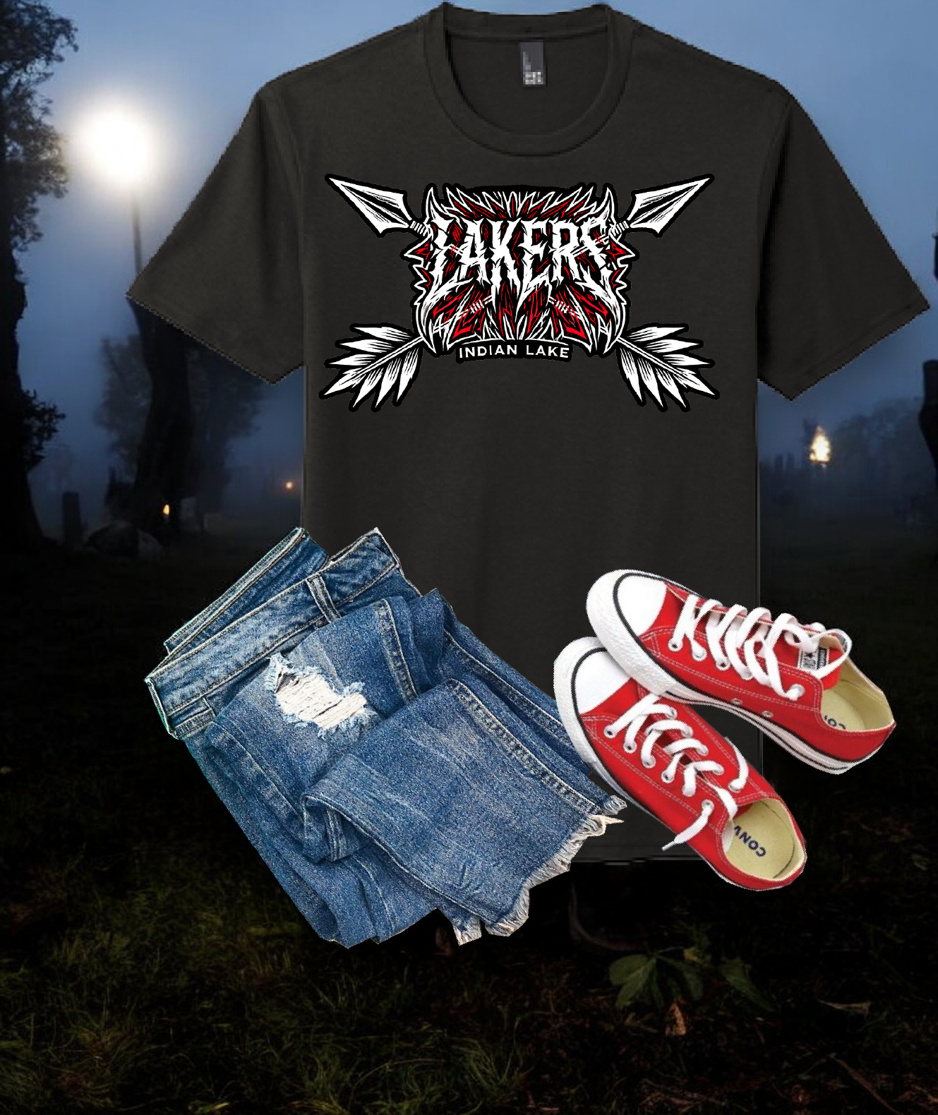 indian-lake-lakers-t-shirt