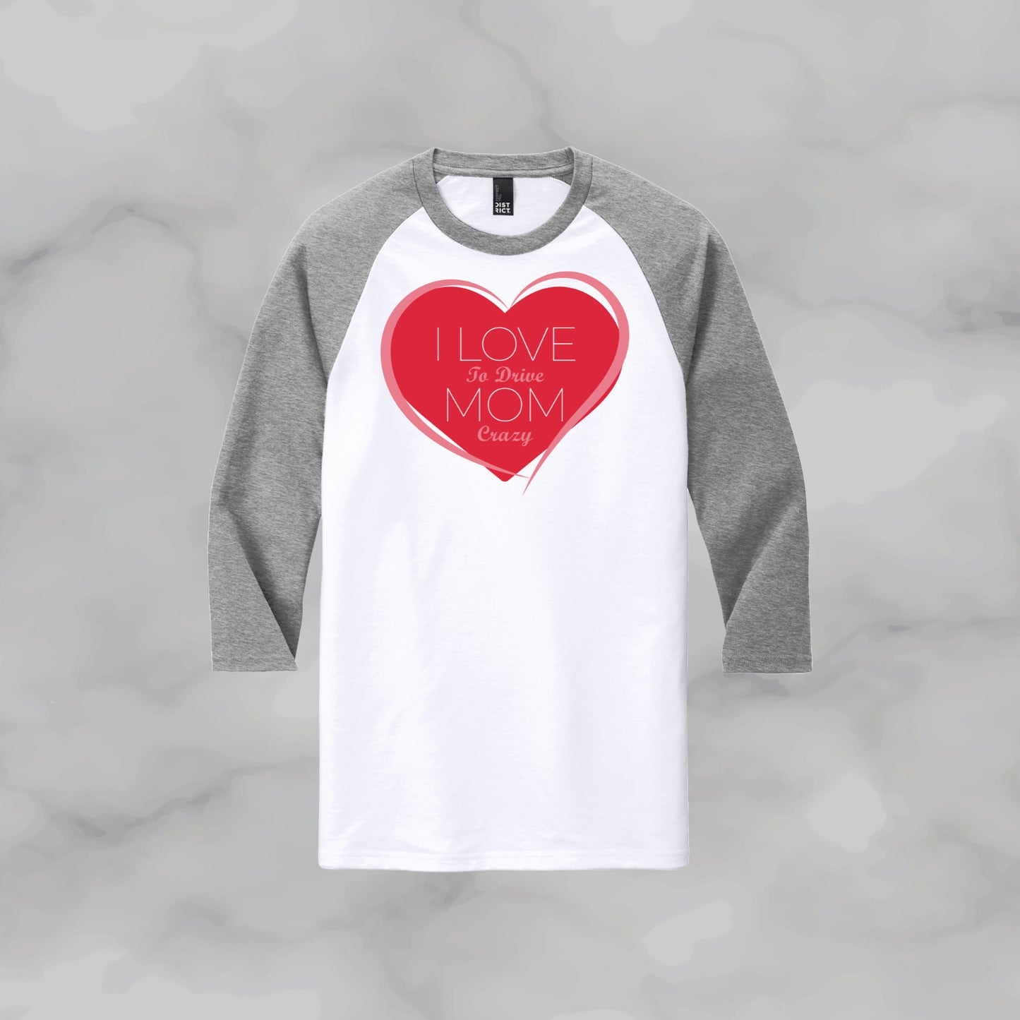 Love Mom Baseball Tee