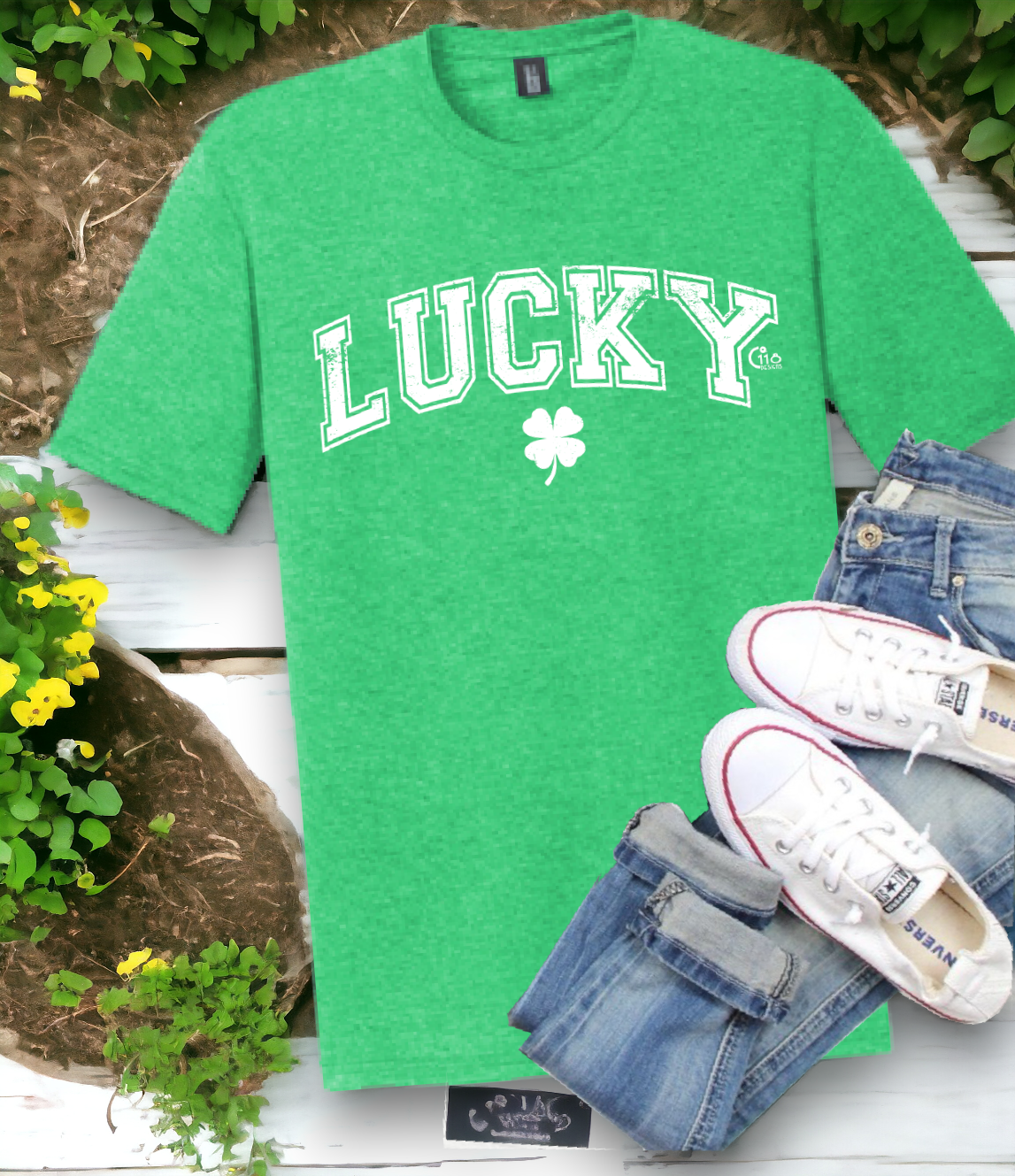 lucky-t-shirt-green