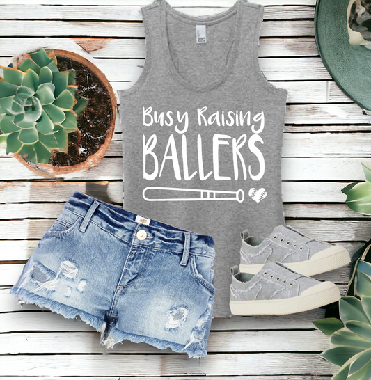 "Busy raising ballers" Tank