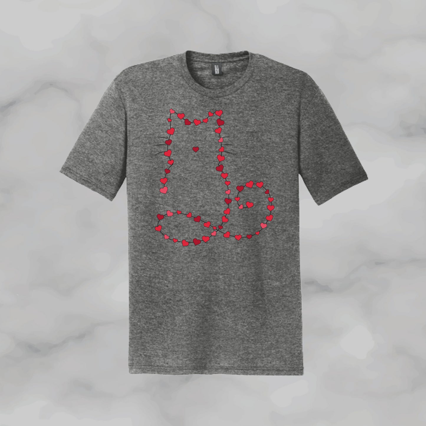 Cat made of Hearts