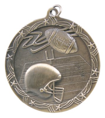 Customizable Football Medal (Minimum 12 per order)