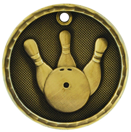 Customizable Bowling Medal (Minimum 12 per order)