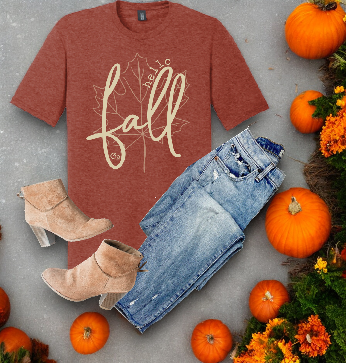 Hello Fall Tee