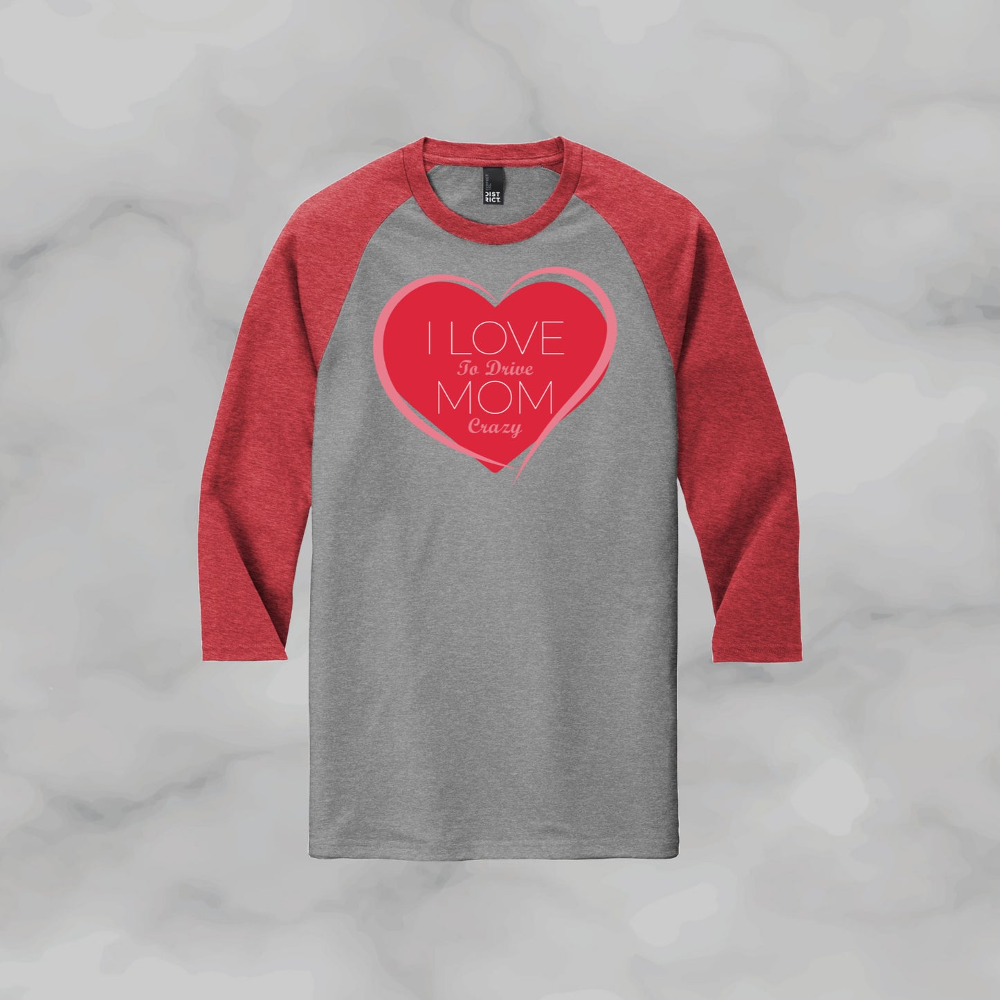 Love Mom Baseball Tee