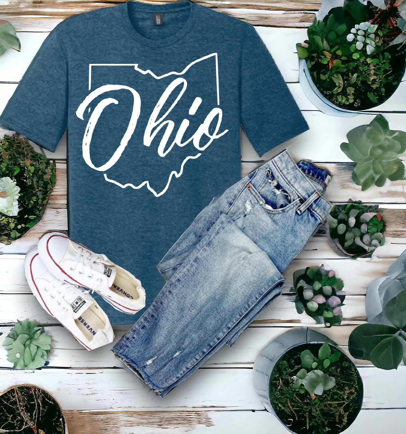 Ohio Script Soft Style Tee