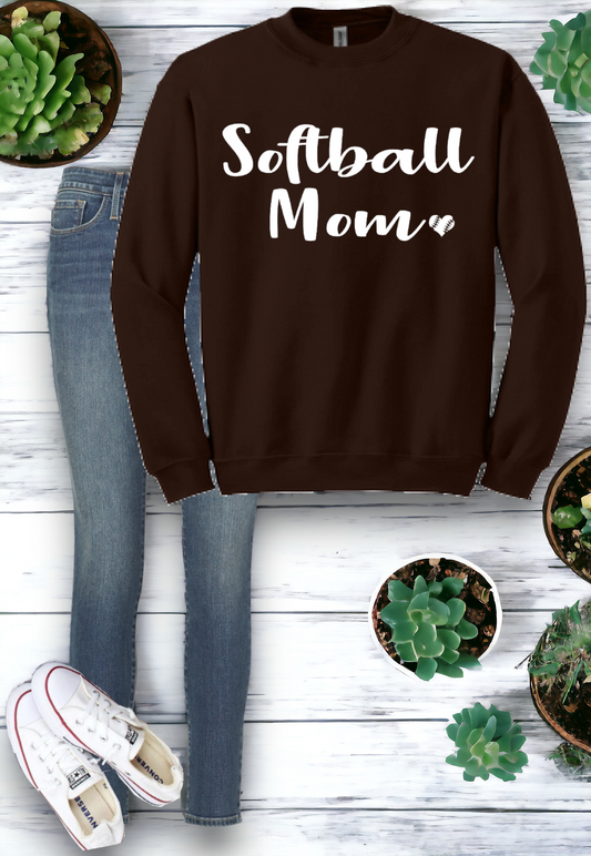 "Softball Mom" Crewneck