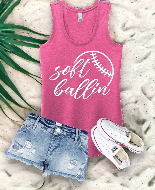 "Soft ballin" Tank