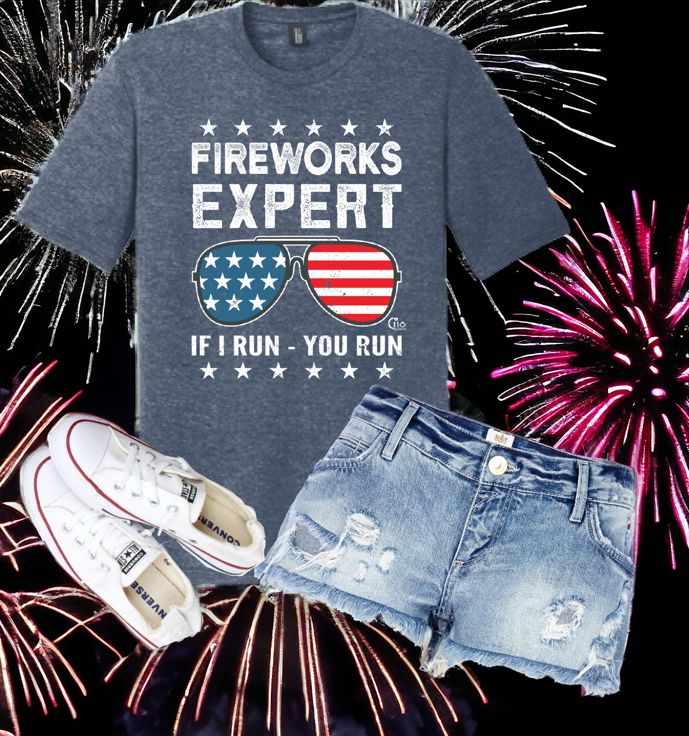 Fireworks Expert Tee