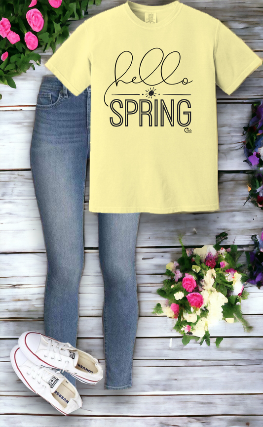 Hello Spring Tee